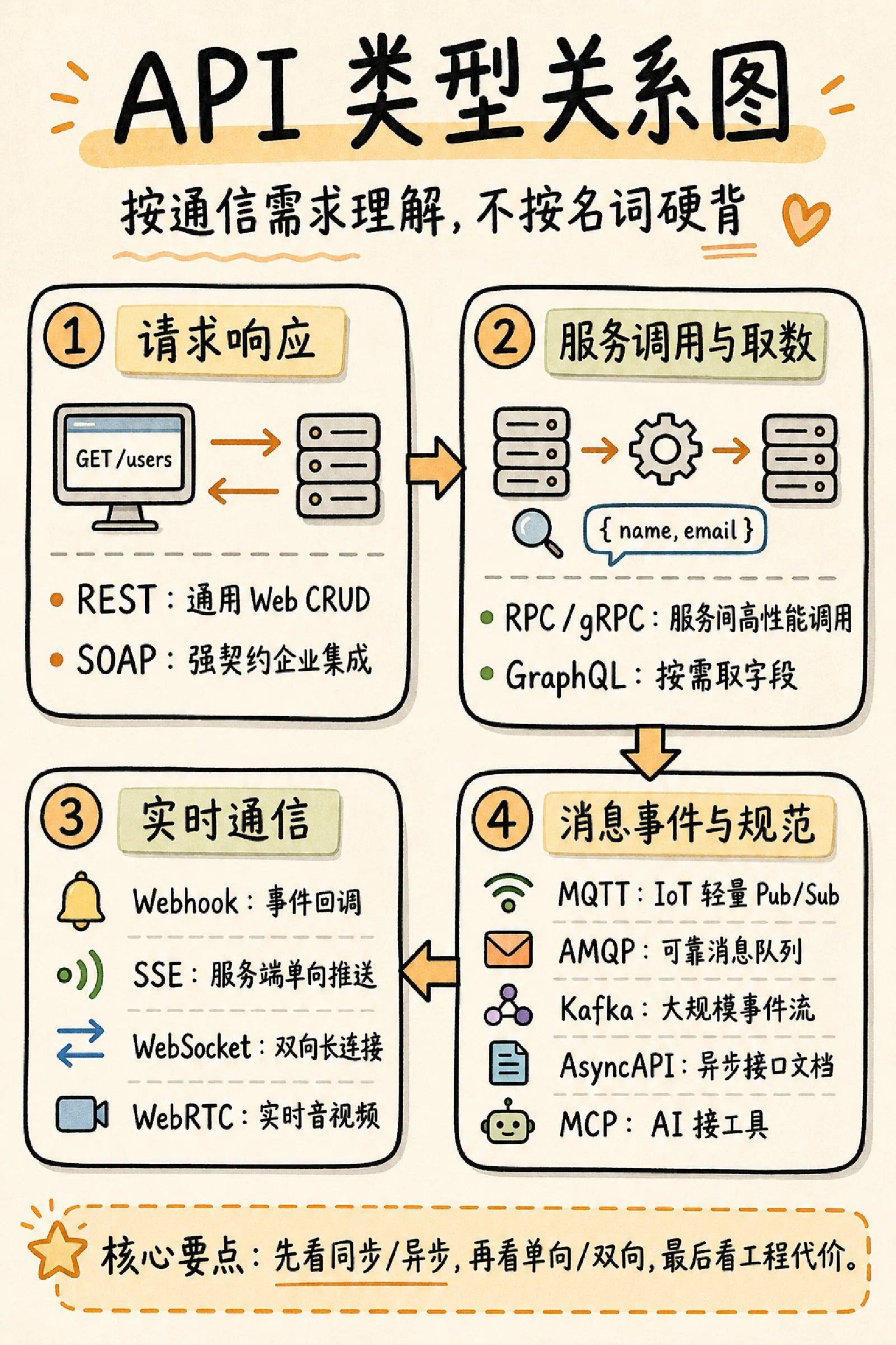 API 类型之间的关系