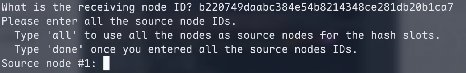 Choose reshard source nodes