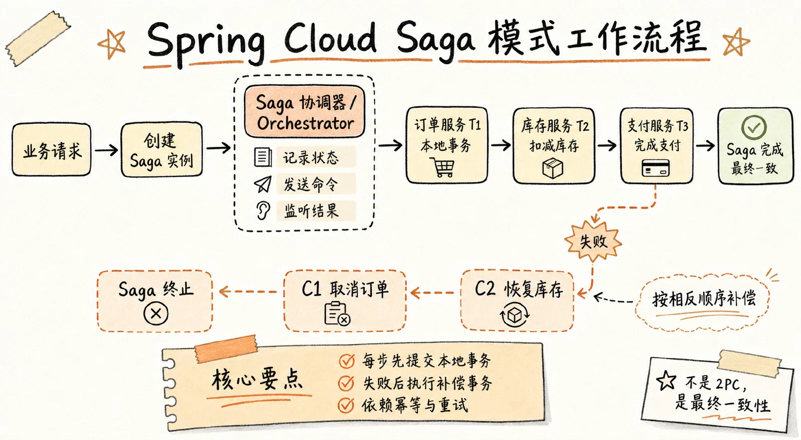 Seata Saga 故障恢复
